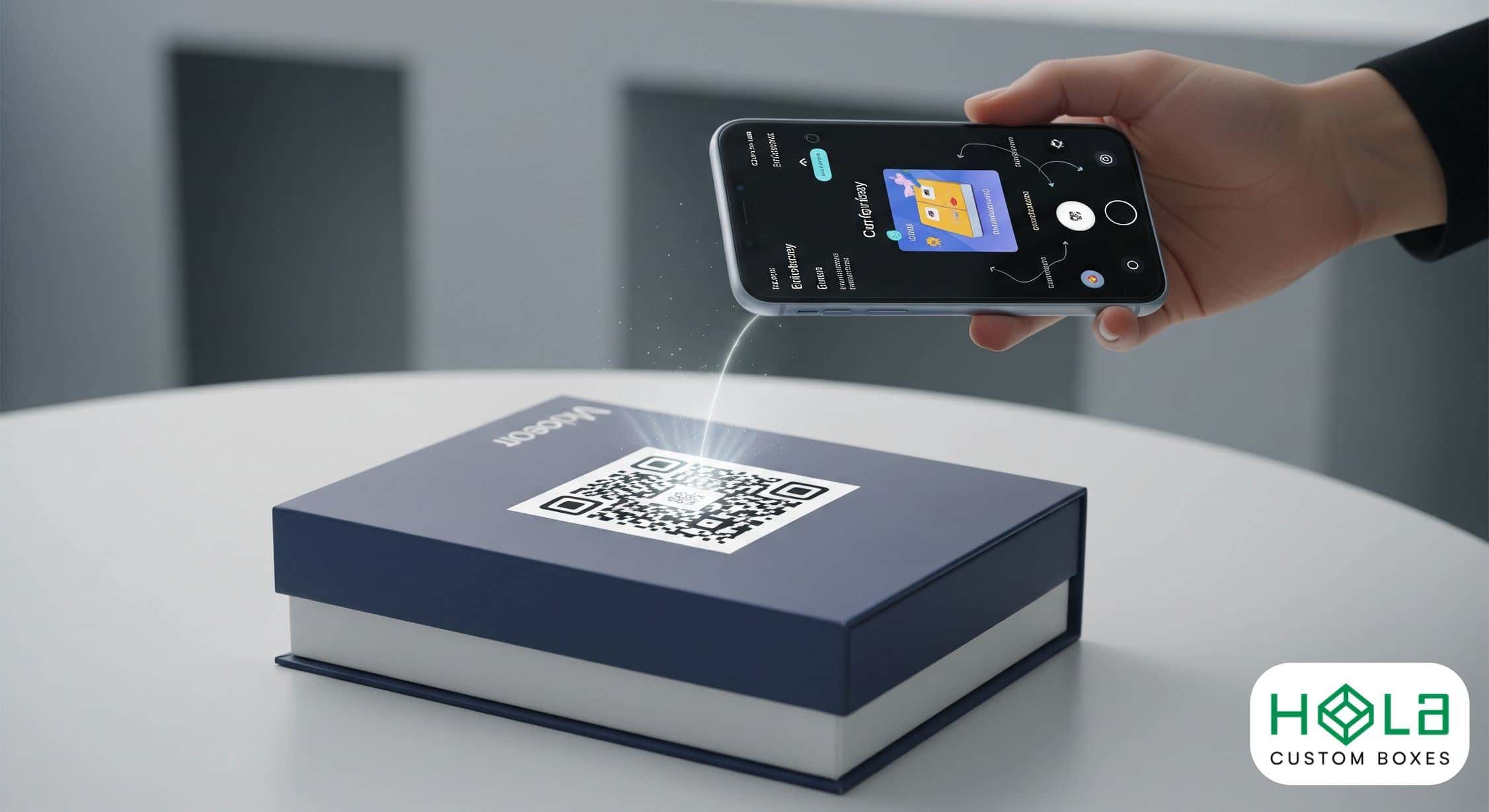 digital interaction on custom boxes